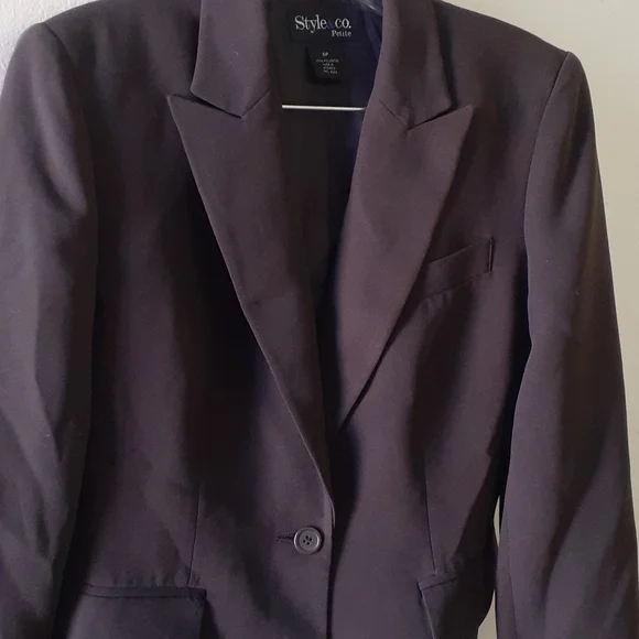 Style & Co blazer choc Brown jacket 6p New tag - Picture 3 of 4
